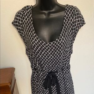 Black-and-white Ann Taylor Loft Dress sz 16